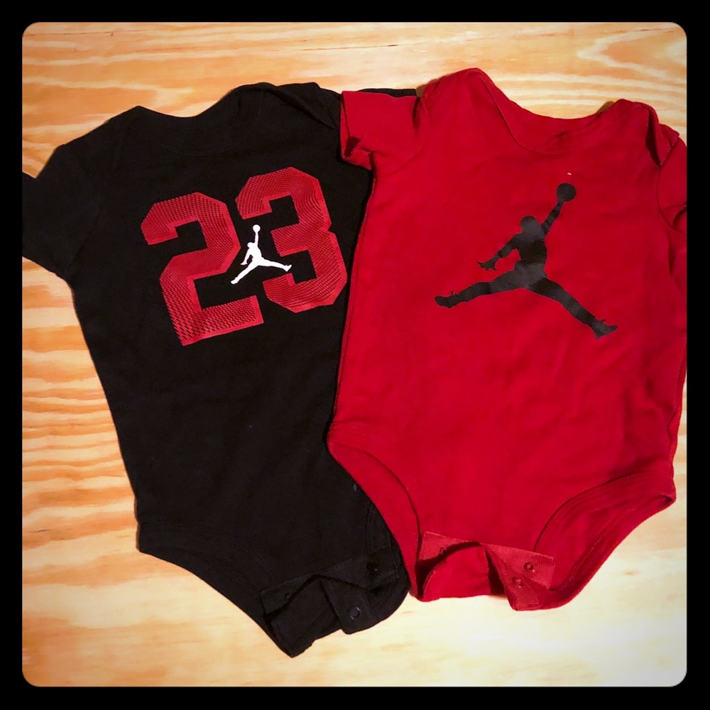 Infant Jordan onesies (set of 2)